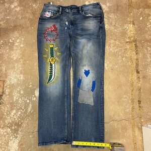 Y2k Grunge Styled Jeans